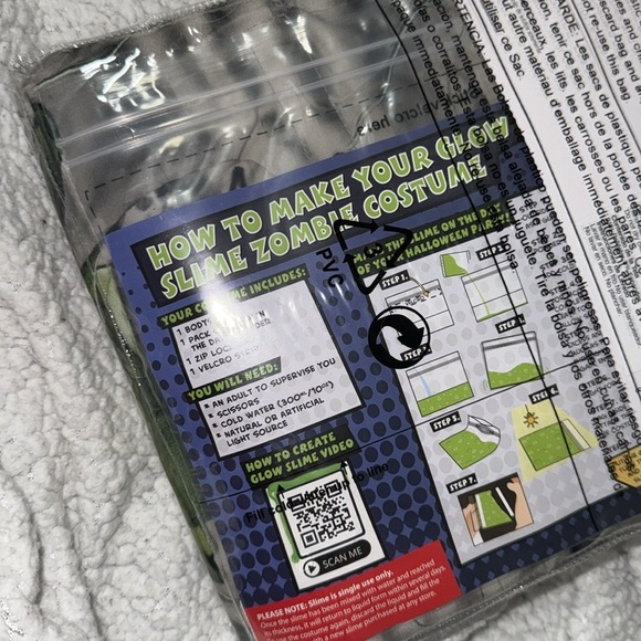 Morph Costumes Zombie Slime Morphsuit Costume Adult Size Large - Picture 6 of 7